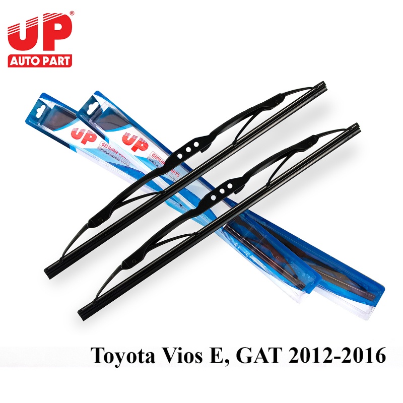 Gạt mưa UP part xương cứng Silicone Toyota Vios E, GAT 2012-2016