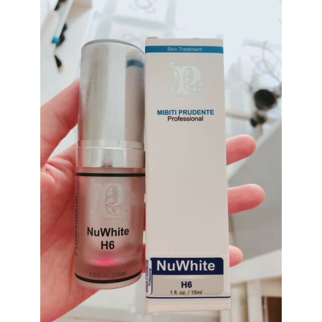 Kem hỗ trợ thâm nách bẹn mông Mibiti Prudente Nuwhite H6 15ml có tem và mã cào