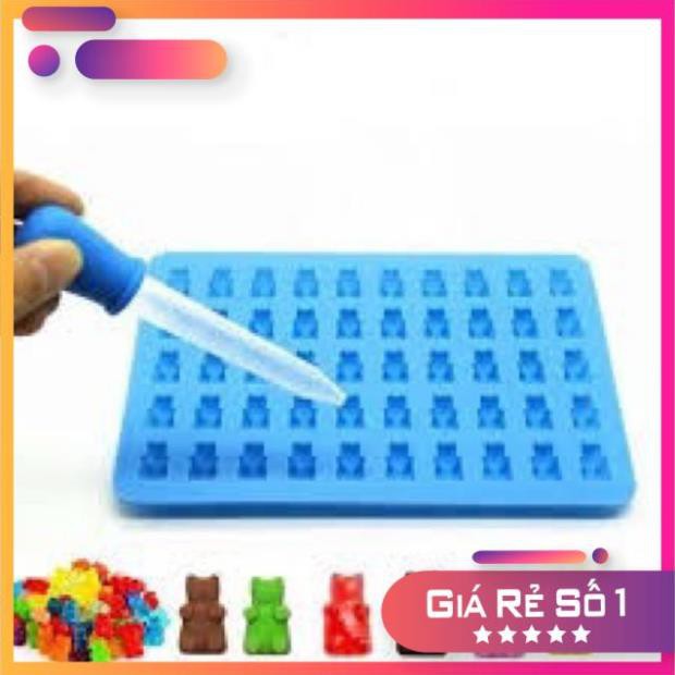 Khuôn gấu làm kẹo chip  chip