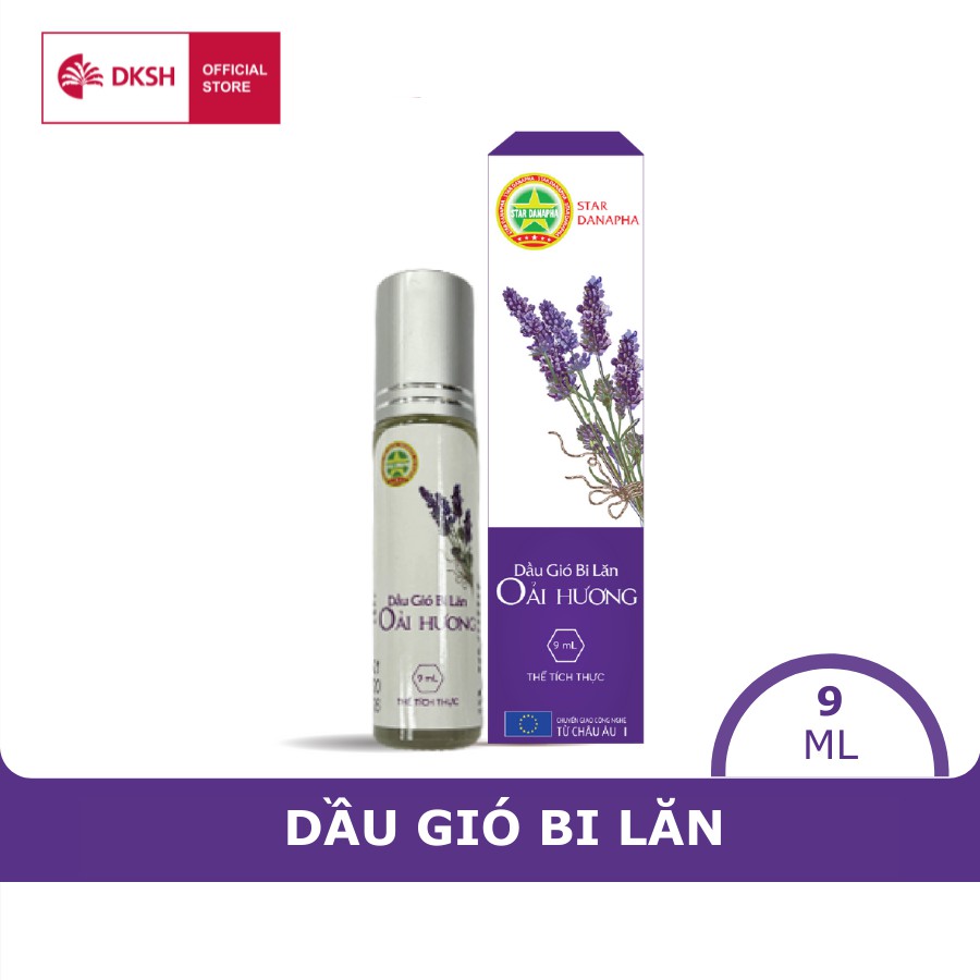 Dầu gió bi lăn Hương Oải Hương Cao Sao Vàng STAR DANAPHA 9ML