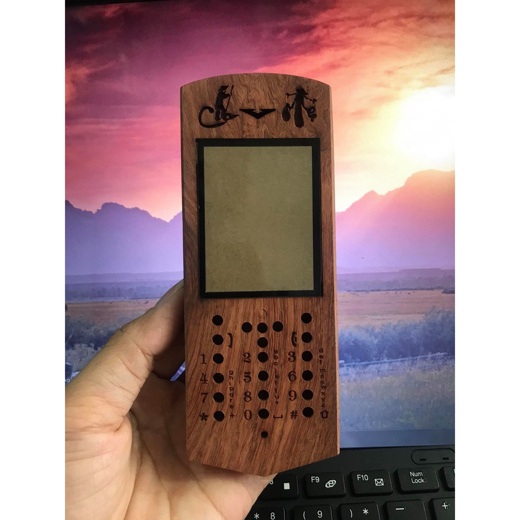 Vỏ gỗ cho điện thoại Nokia 216