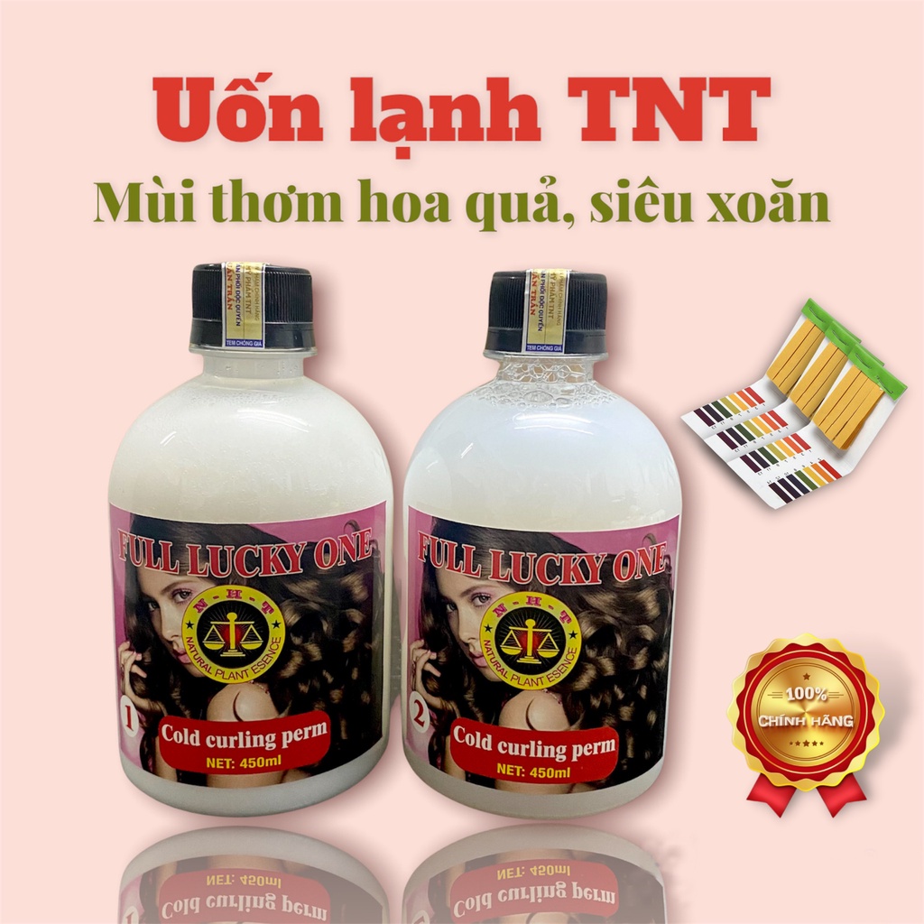 THUỐC UỐN LẠNH TNT, Thuốc Uốn Tóc FULL LUCKY ONE Chính Hãng Công Ty TNT VIỆT NAM