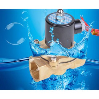 Van điên từ Phi 21 thường đóng 220V loại 1 đồng thau