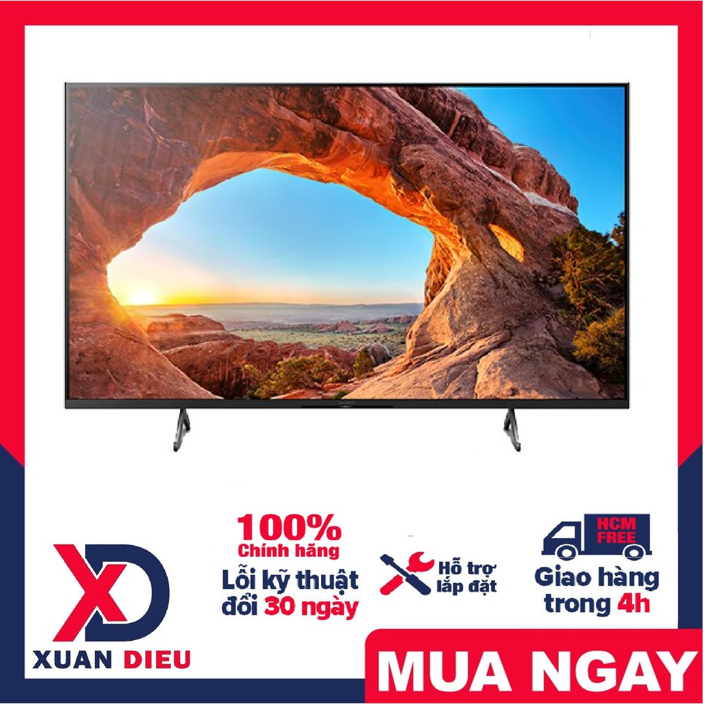 Android Tivi Sony 4K 55 inch KD-55X85J Mới 2021 Remote RMF-TX520P - Tích hợp micro tìm kiếm bằng giọng nói