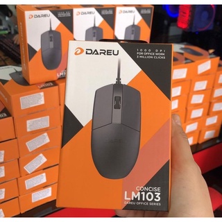 Chuột chơi game Dareu LM103 Black (USB / Đen)