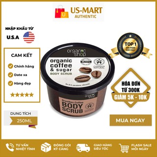Tẩy tế bào chết body Organic Shop Cafe