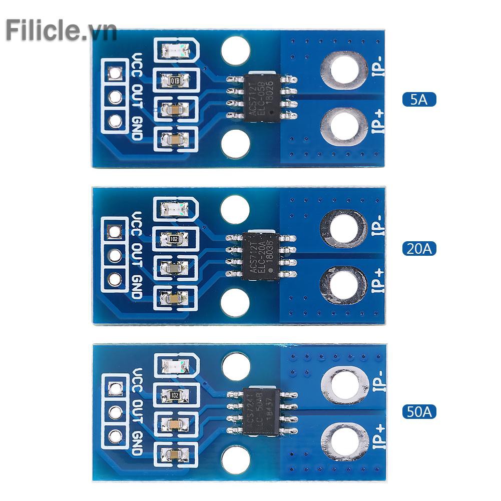 Mô Đun Cảm Biến Acs724 5a / 20a / 50a Cho Arduino