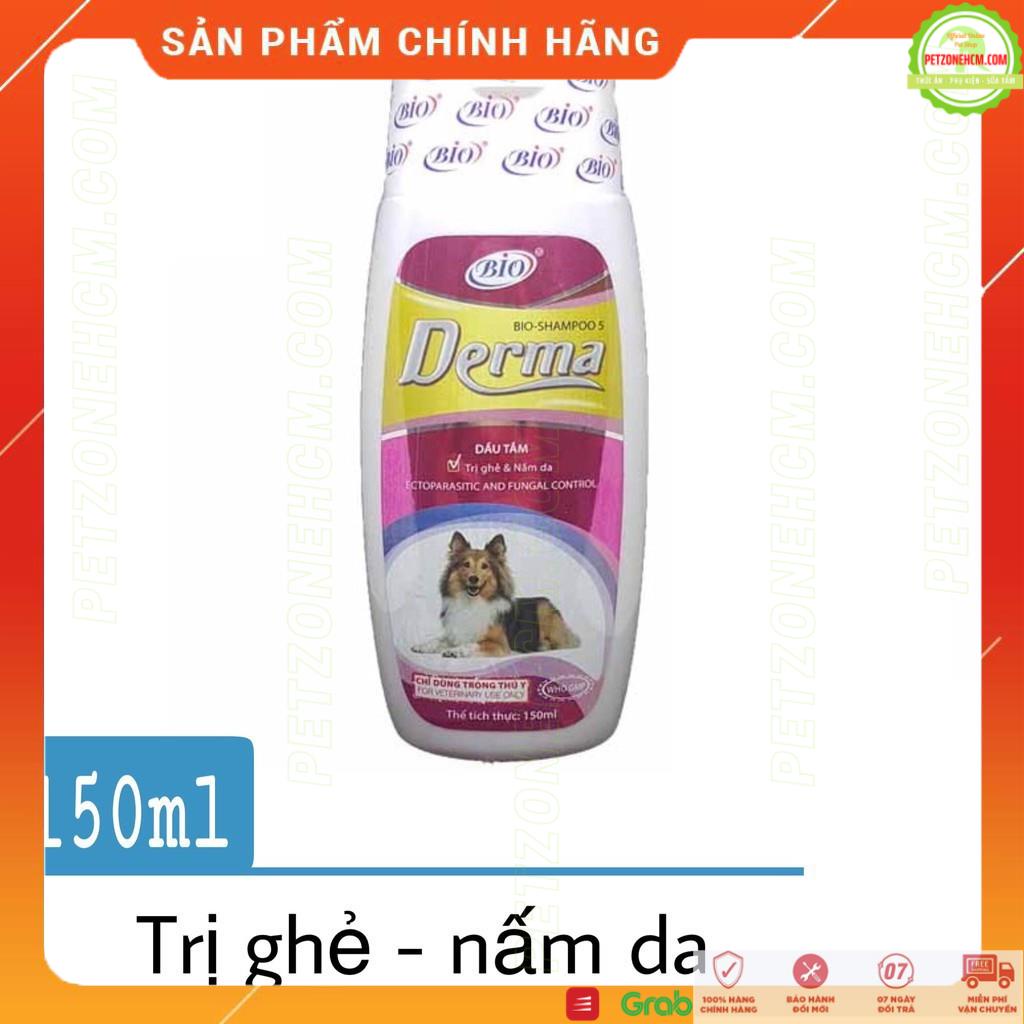 Sữa tắm cho chó mèo Bio Derma 150ml|450ml|500ml 🎀 FREESHIP 20K 🎀 trị ghẻ do Sarcoptes | Demodex | bọ chét | PetZoneHCM