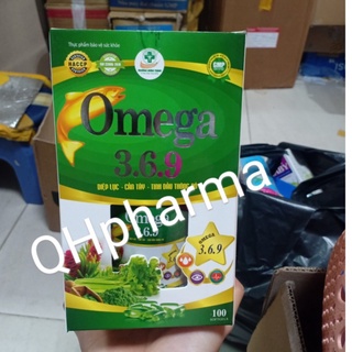Viên uống omega 369 diệp lục hộp 100 viên.
