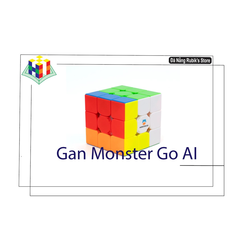 Rubik Gan Monster Go AI 3x3 Bluetooth - tặng kèm kế kê