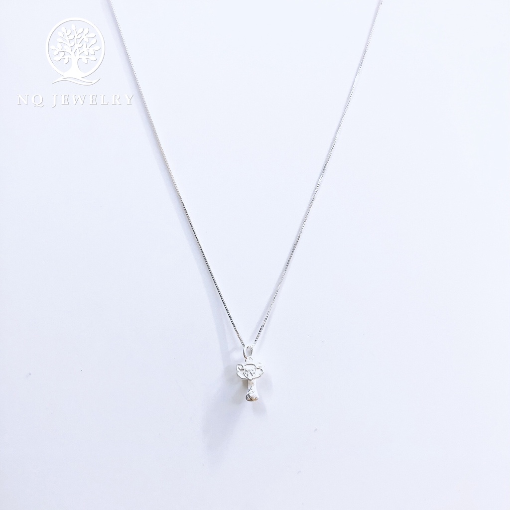 Dây chuyền bạc mặt ruyi gậy như ý treo- NQ Jewelry