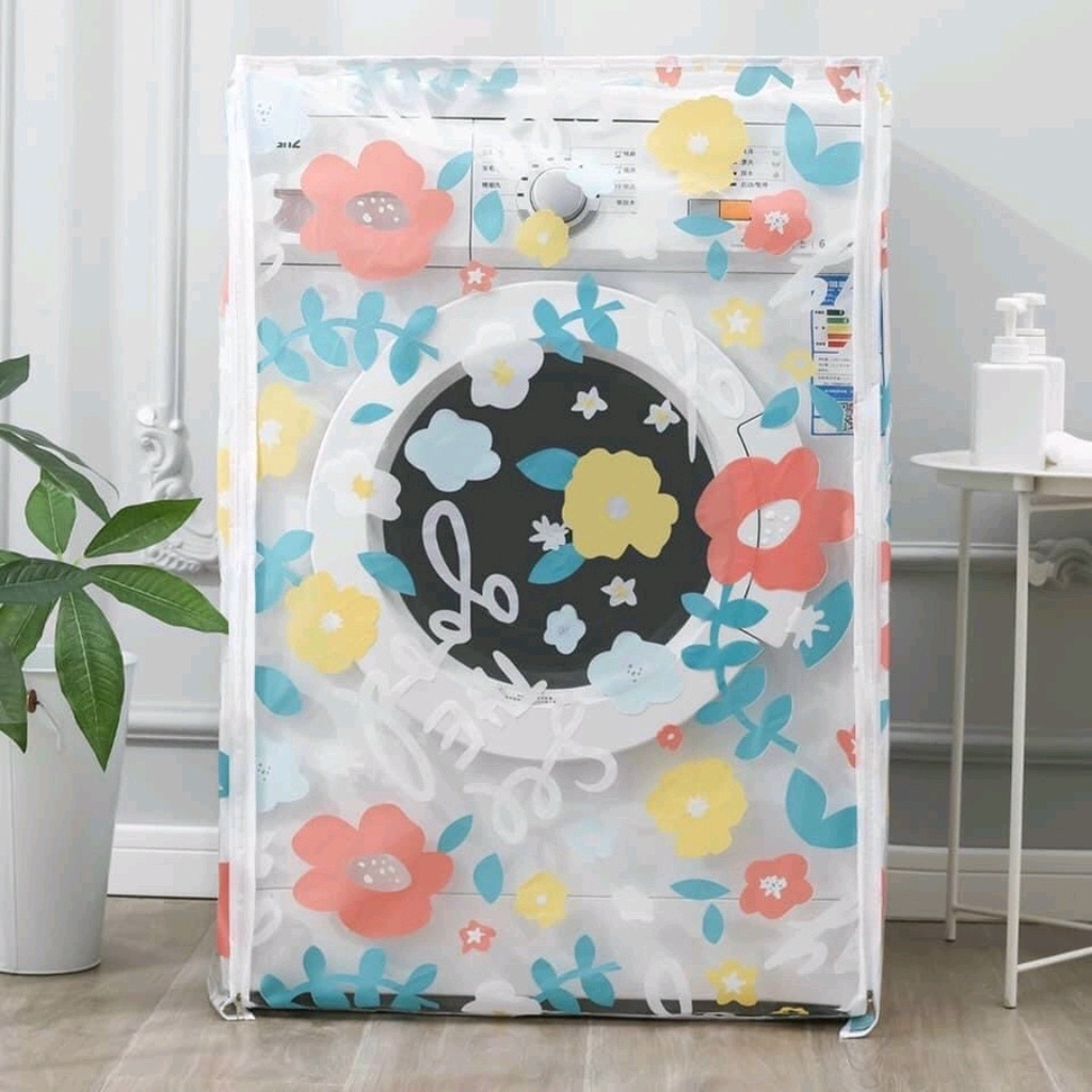 ÁO TRÙM MÁY GIẶT SATIN 10 KG SHOP GIAO MÀU NGẪU NHIÊN Khi phải để máy giặt ngoài trời
