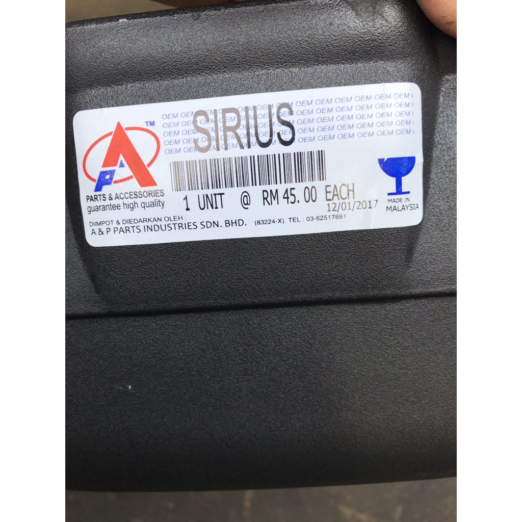 rổ giữa sirius APPI hàng malaysia