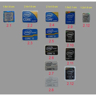Tem Intel Core i5 / Tem dán máy tính ( Sticker ) PC Laptop