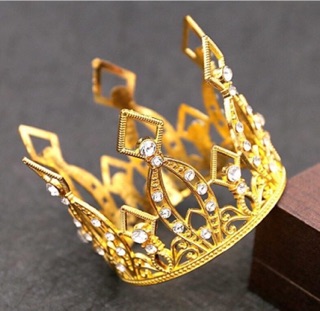 Vương miện hoàng tử nhỏ trang trí bánh kem