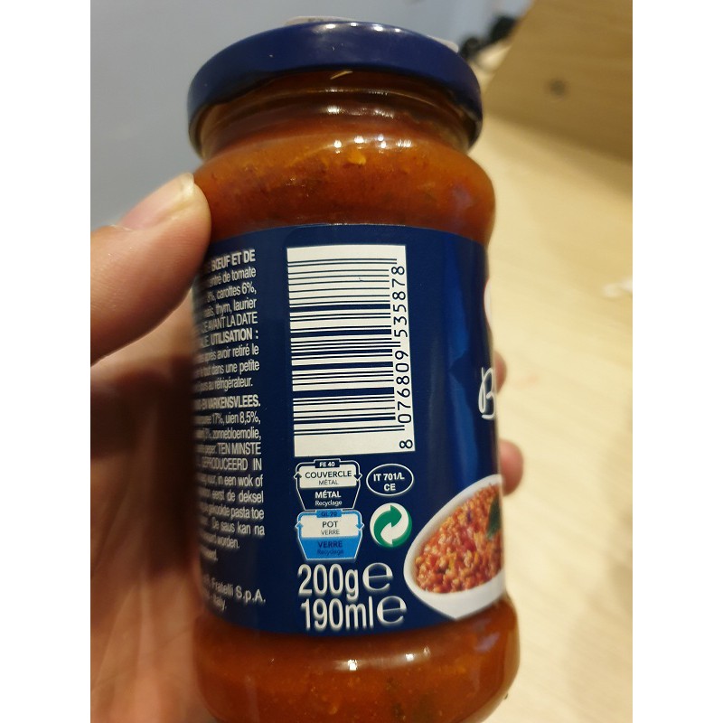 SỐT THỊT BOLOGNESE BARILLA 200G