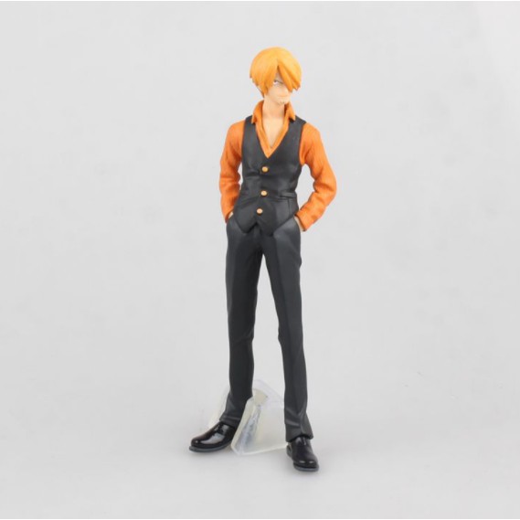 Mô Hình Figure One Piece Sanji chân lửa có 3 đầu 15Cm