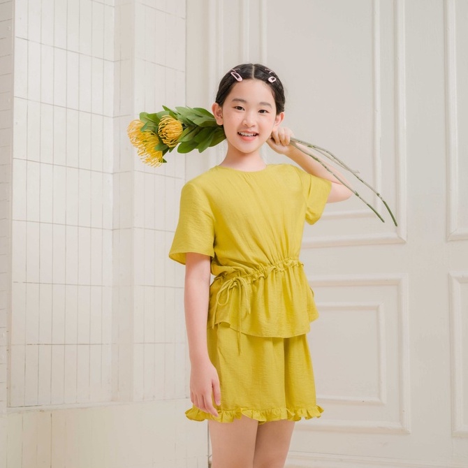 Bộ quần áo JOOKYLI bé gái tơ Girly 94G0955