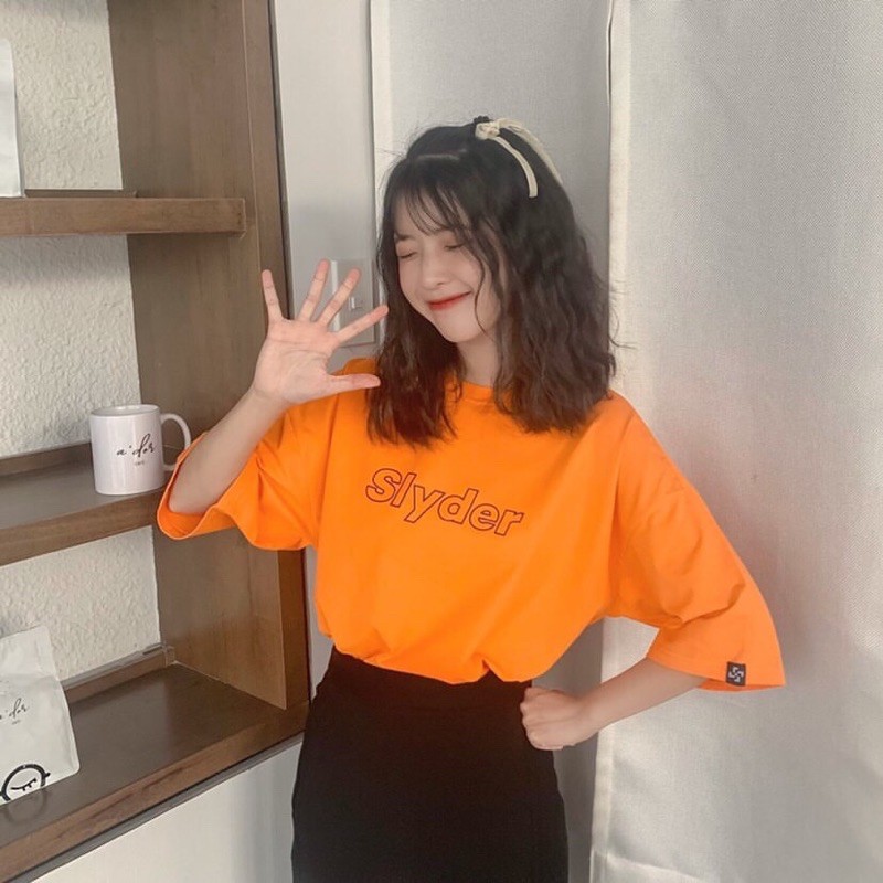 Tee Basic Slyder Ss1 Áo Thun Tay Lỡ Streetwear | BigBuy360 - bigbuy360.vn