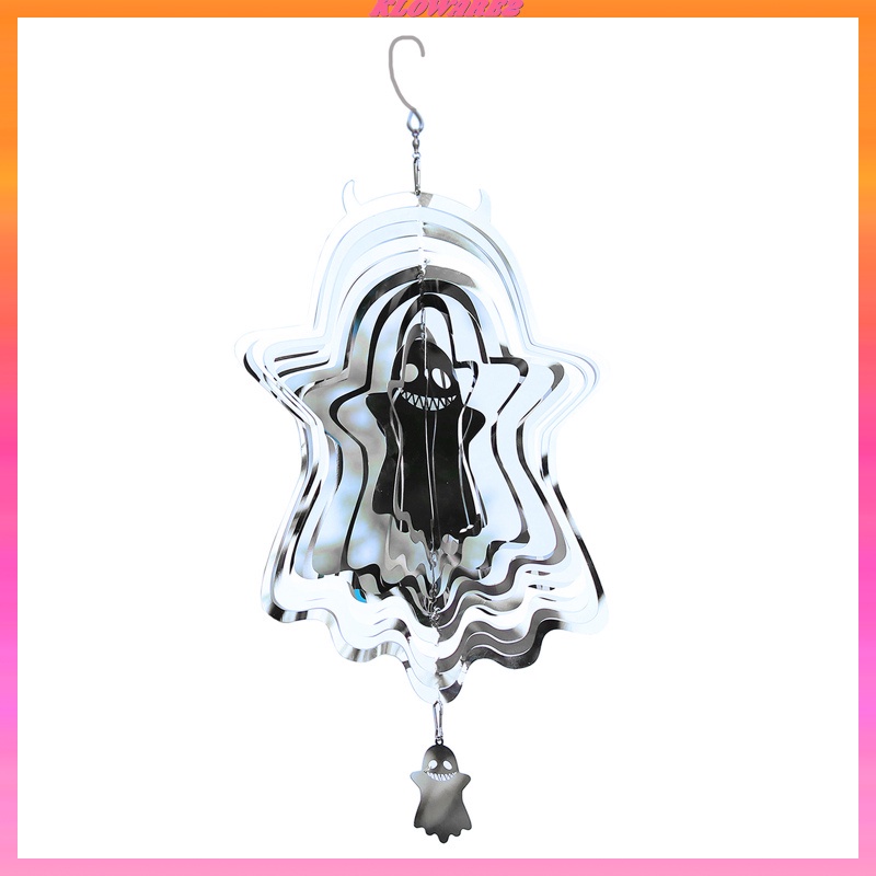 Ghost Wind Spinner Hanging Decoration Home Indoor Yard Living Room Ornament