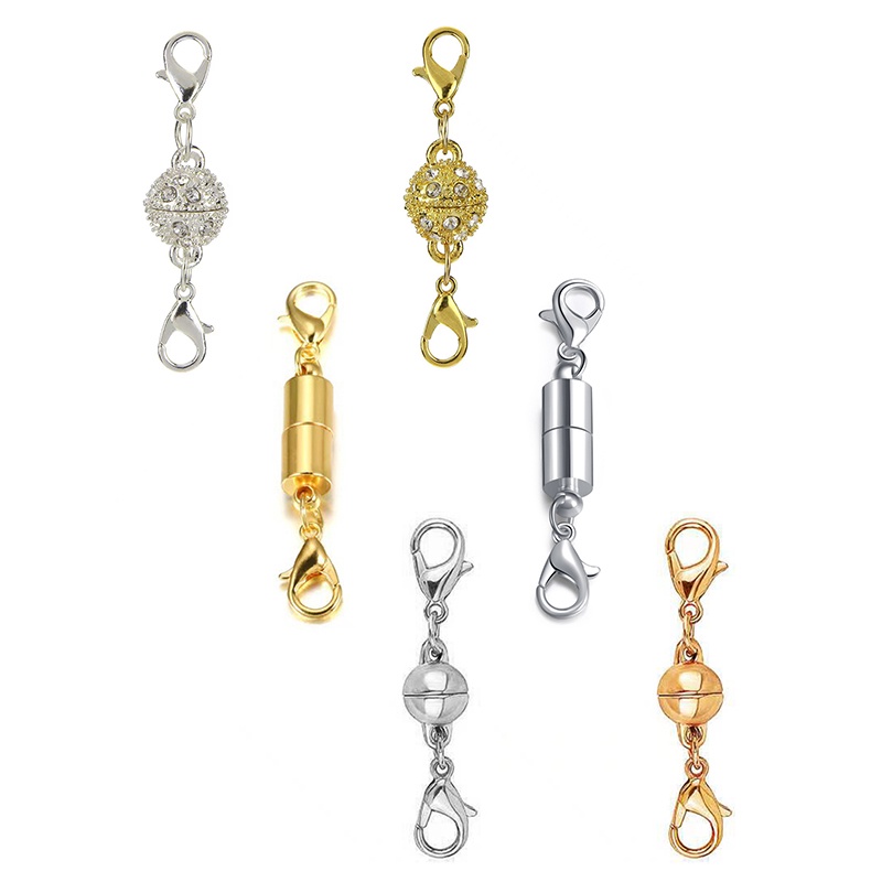 Kim loại đồng từ khóa mặt nạ dây khóa kết nối mở rộng cho khăn quàng cổ vòng đeo tay chuỗi mặt nạ trang sức tự làm