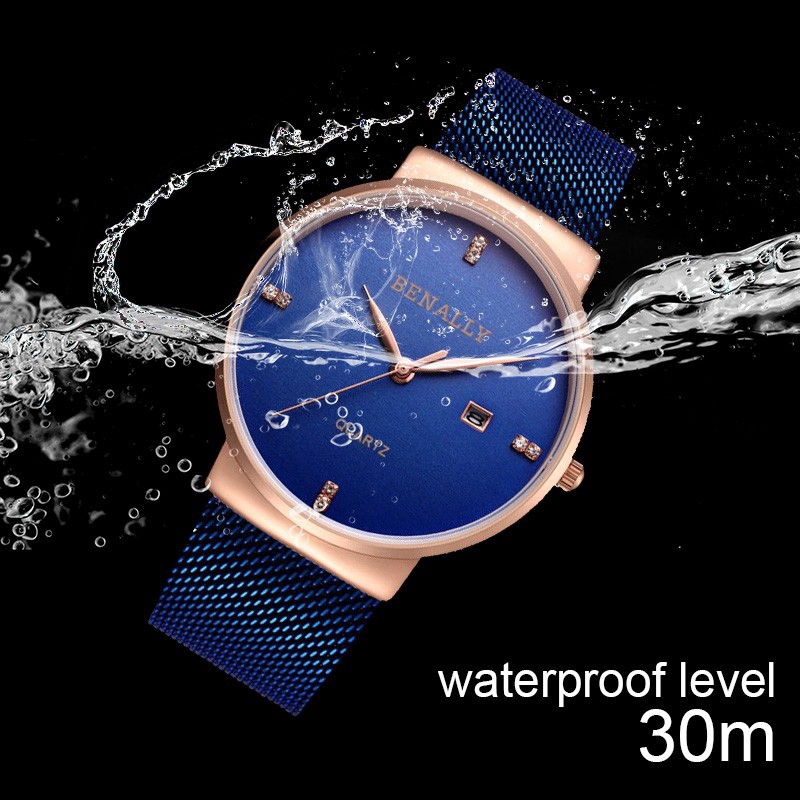 Đồng Hồ Đeo Tay Benally Chống Nước Thời Trang Cho Nam