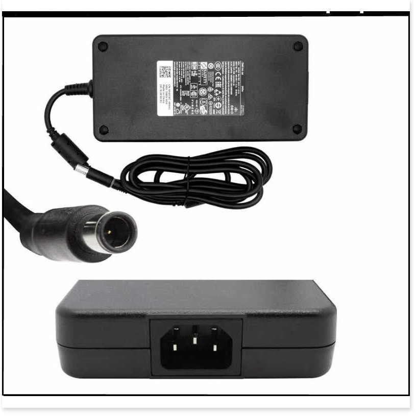 (⭐) Adapter Sạc Laptop Dell 240w thân dẹt 19.5V -12.3A ZIN bóc máy Dùng cho M6700 M6400 M6800 Tặng dây nguồn