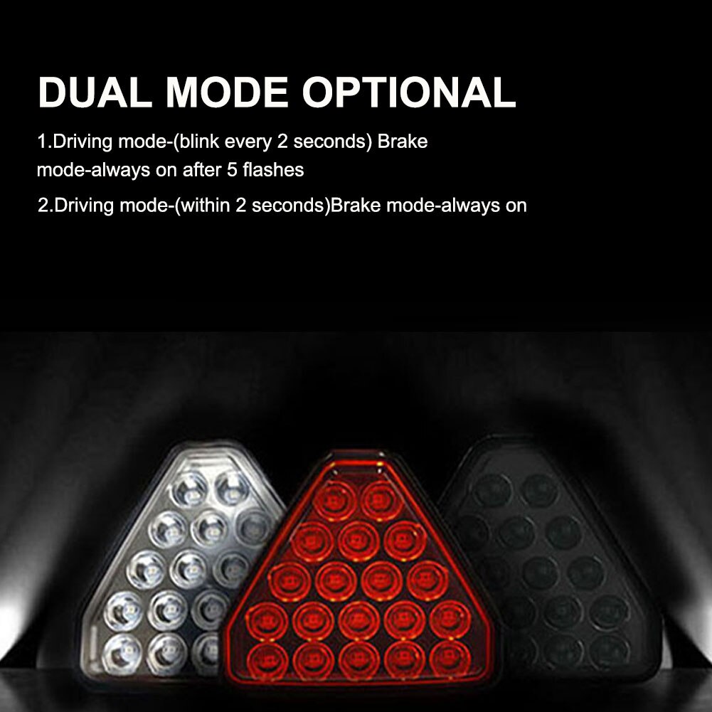 Mới Đèn LED Phanh Hình Tam Giác 12V F1 Chống Va Chạm Cho Xe Hơi Xe Tải RV