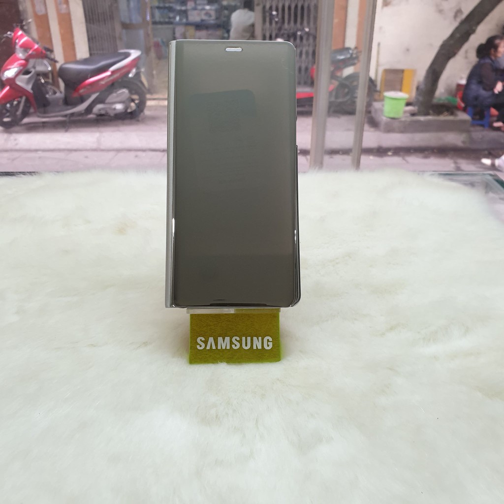 Bao Da Clear View Cover Standing Samsung A7 2017