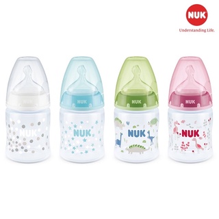 Bình sữa cổ rộng NUK Premium Choice nhựa PP 150ml/300ml núm silicone