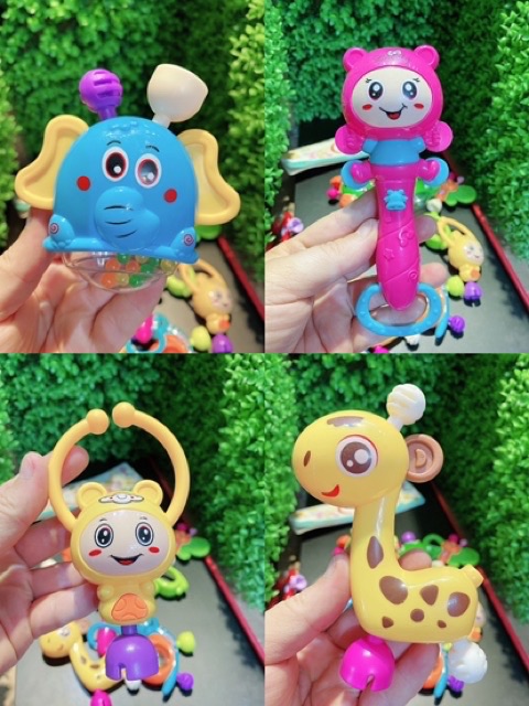 Đồ Chơi Lục Lạc Gặm Nướu 7 Món Dành Cho Bé