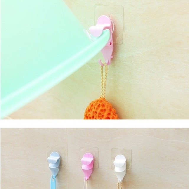 Móc treo thau gắn tường tiện dụng cho nhà bếp/ phòng tắm