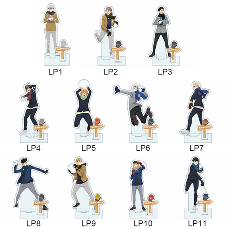 Mô Hình Nhân Vật Haikyuu Đứng Bằng Acrylic Trang Trí Nhà Cửa