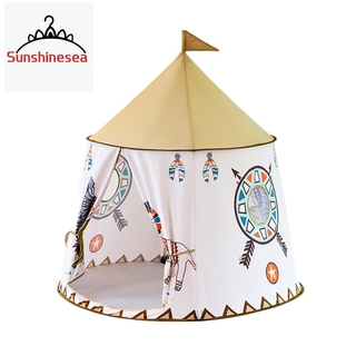 Portable Tent Princess Castle Gift Hanging Conical Tent Banner Indoor Princess Indian Yurt