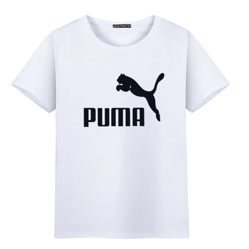 PUMA áo nam Tay Ngắn Cổ Tròn Có In Hình Thời Trang Phong Cách