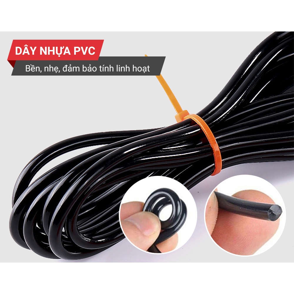 Dây nhảy thể dục, thể lực GoodFit nhựa PVC siêu nhẹ bển bỉ, độ dài 3m tùy chỉnh GF902JR