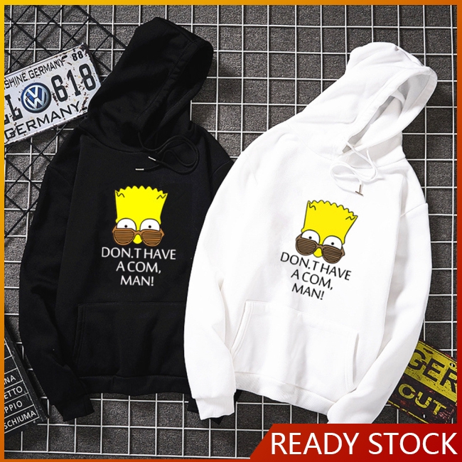 Áo hoodie dài tay hình simpson thời trang nam