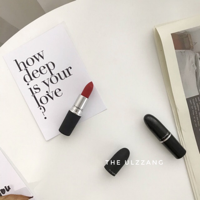 Son MAC màu hot nhất Mac Chili, Mac Ruby Woo, Devoted To Chili ,Mac Marrakesh, E For Efforless, Lady Danger