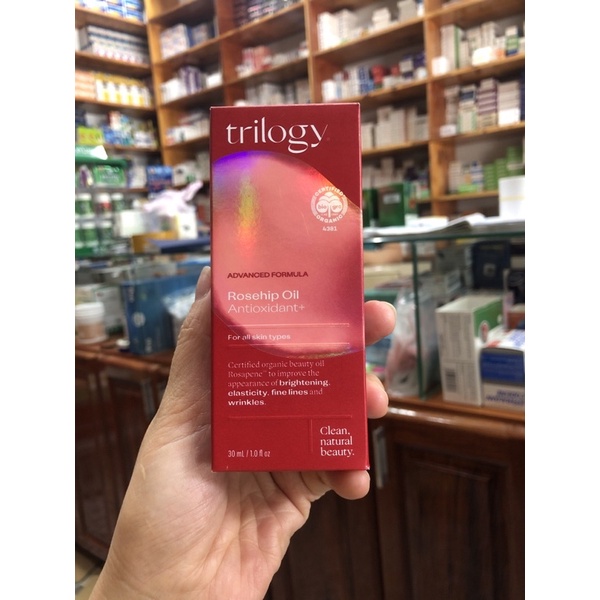 Dầu tầm xuân dưỡng da Trilogy rosehip oil Antioxidant+ chống lão hoá