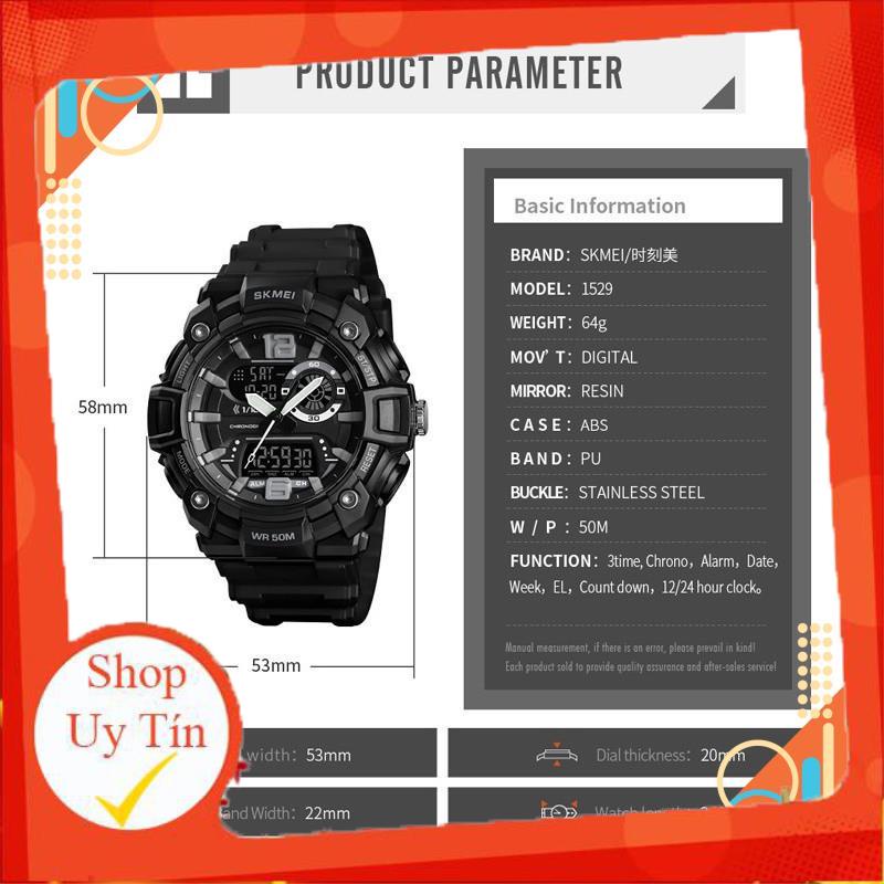 [Hàng Giả Trả Tiền] ĐỒNG HỒ NAM SKMEI 1529 THỂ THAO CHÍNH HÃNG | BigBuy360 - bigbuy360.vn