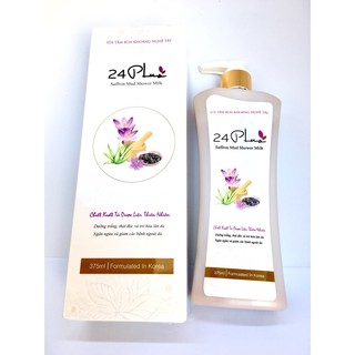Sữa tắm bùn khoáng Nghệ Tây 24plus chính hãng Chai 375ml CND02