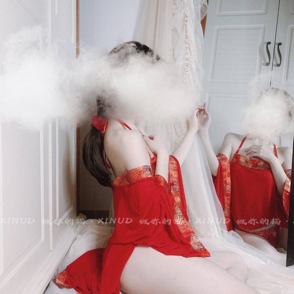 Set choàng + yếm  mỹ nhân Trung Hoa 1314 Vô Cùng Quyến Rũ