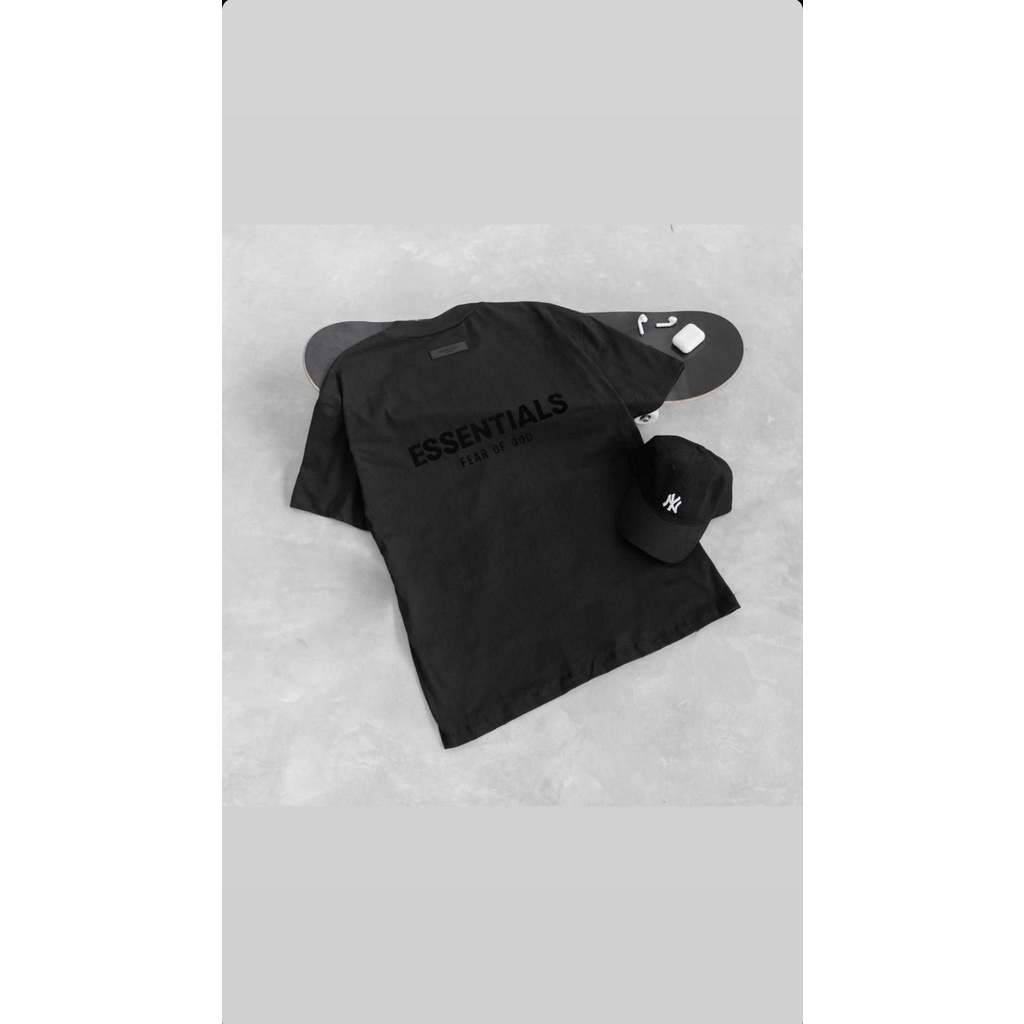 Áo thun Essential FOG Season 22 Over size Black ( Đen ) -Chính hãng-