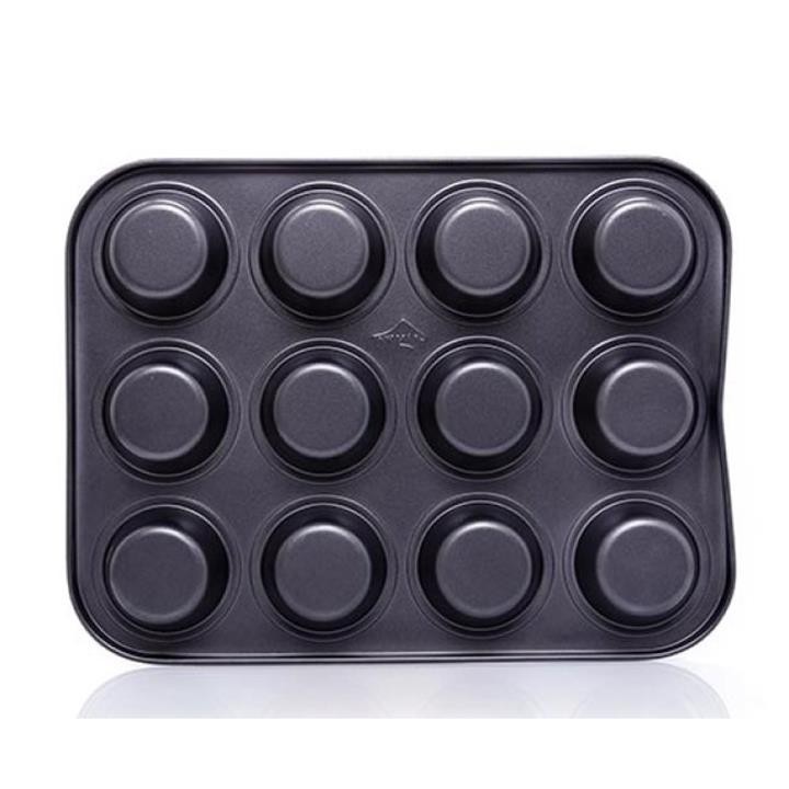 Khuôn Nướng Bánh Cupcake Muffin Chống Dính 12 Lỗ 120 - B4522 - BX1039