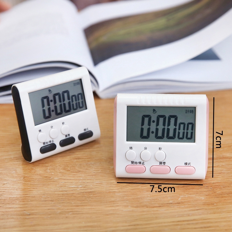 Đồng hồ điện tử hẹn giờ đếm ngược nấu ăn có nam châm tiện lợi