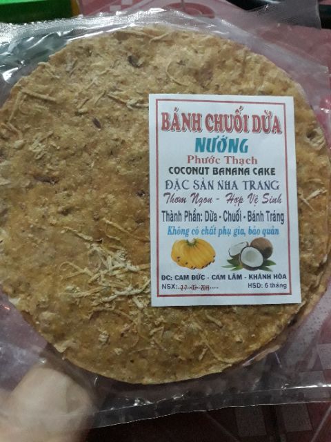 bánh chuối dừa nướng