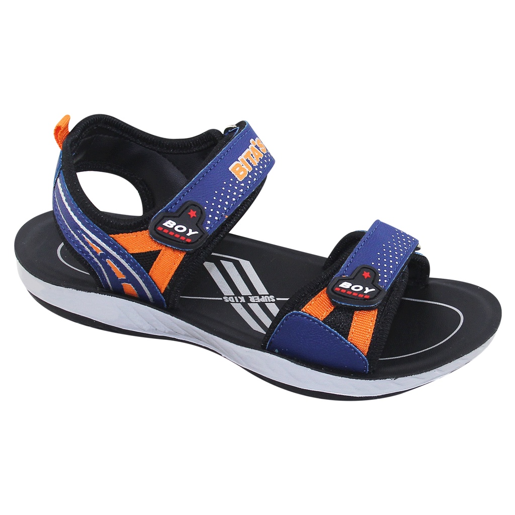 Sandal đế bằng bé trai Bita's SEN.58 (Đen + Navy + Xám)