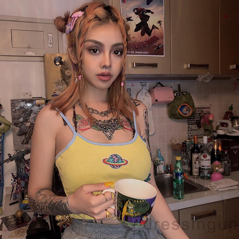 Áo thun lửng dây thời trang hè cá tính cho nữ | BigBuy360 - bigbuy360.vn