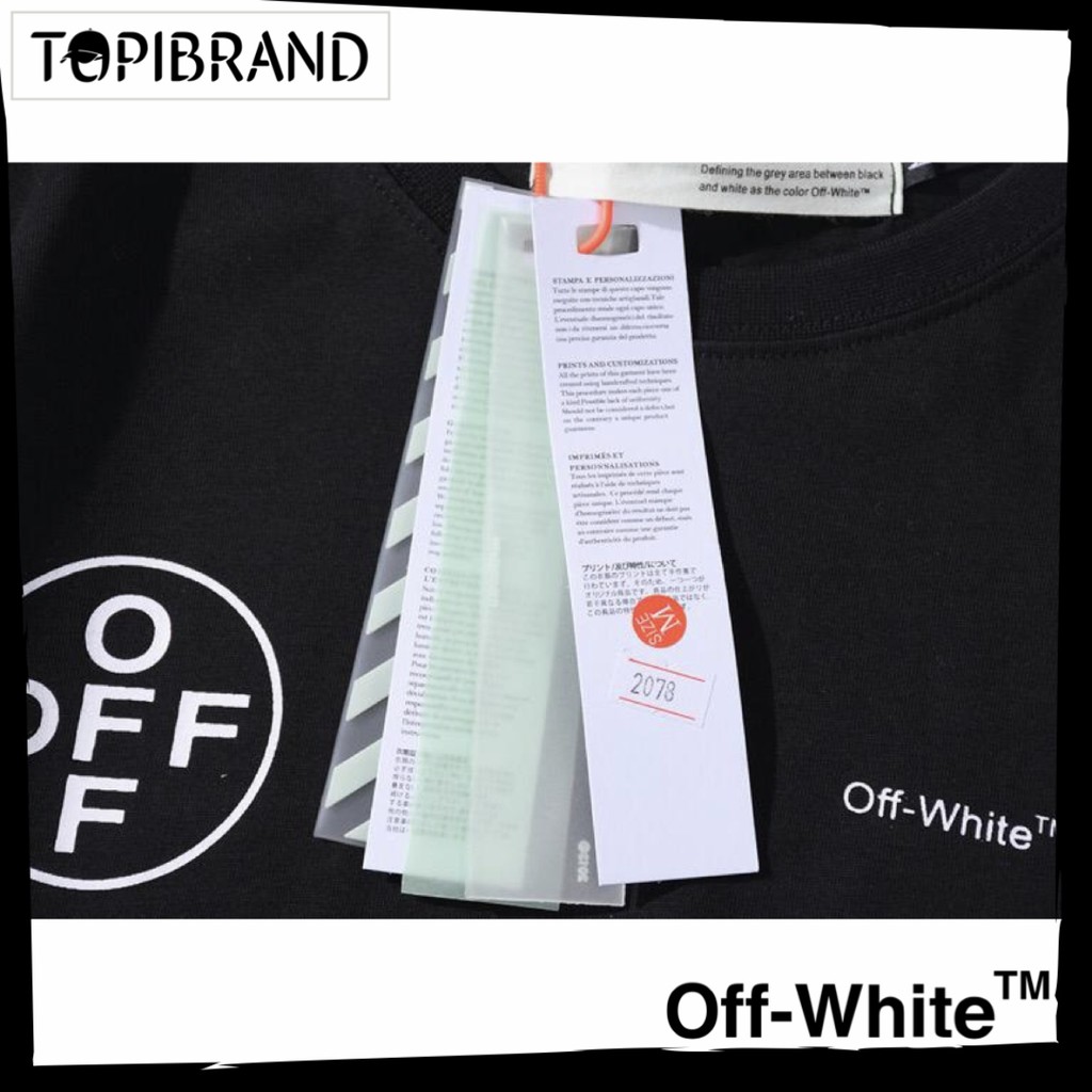 OFF WHITE Bộ quần áo trắng LANDSCAPE FOREST TSHIRT