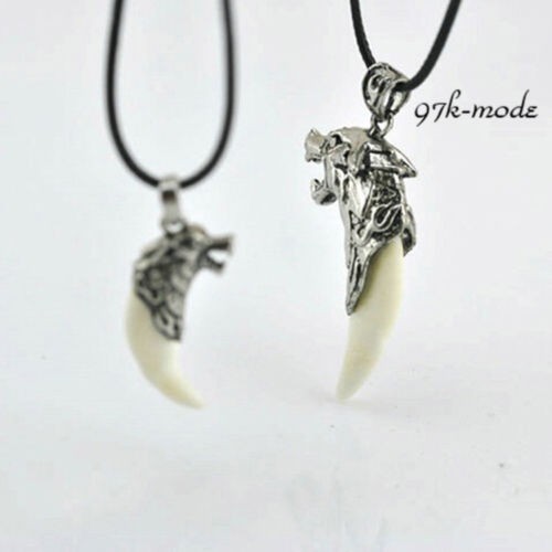 Vòng cổ hợp kim răng sói cá tính độc đáo cho nam